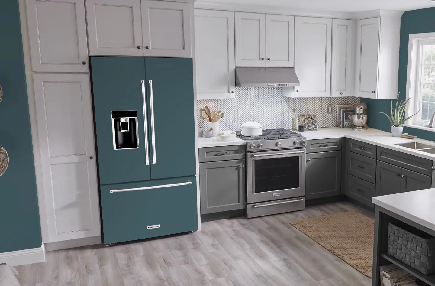 Tempe Star SW 6229 Paint-Match Vinyl Refrigerator Wrap